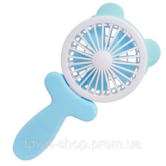 Вентилятор ручной портативный "Мишка" VNTR-002-4(Blue) синий | Зображення 1