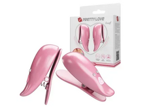 Вібростимулятори для сосків Pretty Love — Leaf, 10 vibration functions, BI-300036 Sex Aura