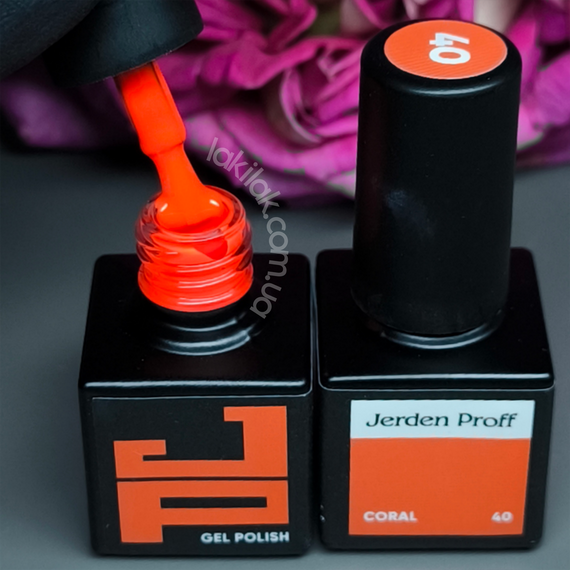 Гель-лак Jerden Proff №40 (кораловий) 5 мл | Зображення 1