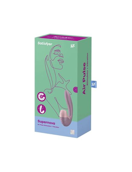 Вакуумний вібратор Satisfyer Supernova, 2 положення ствола, Рожевий | Зображення 2