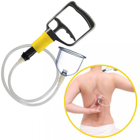 Вакуумні масажні банки 4FIZJO для тіла (китайські/атніцелюлітні банки) 24 шт з помпою 4FJ0580 (P-5907739319913) | Зображення 2