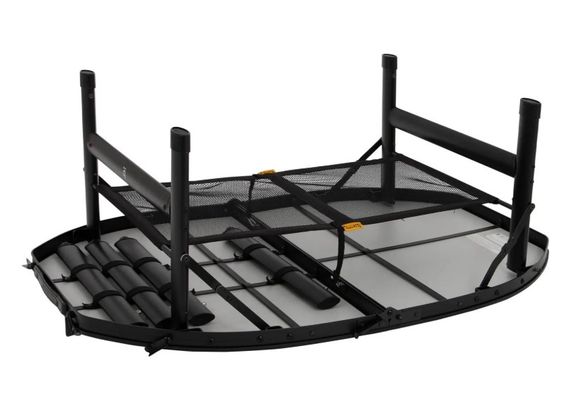 Стіл Bo-Camp Woodbine Oval 100x70 cm Black/Wood look (1404185) | Зображення 6