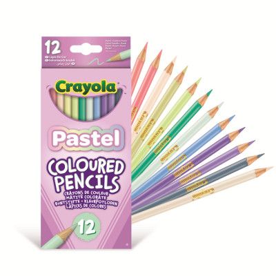 Карандаши цветные Crayola пастельные 12 шт (68-3366) | Зображення 2
