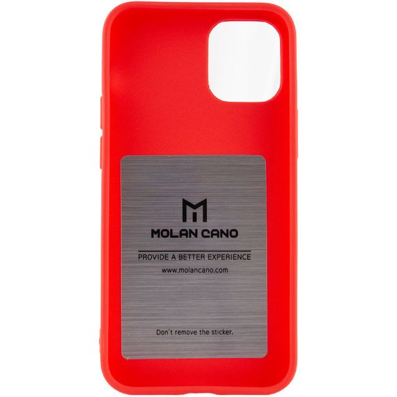 TPU чохол Molan Cano Smooth для Apple iPhone 12 Pro Max (6.7") Червоний | Зображення 1