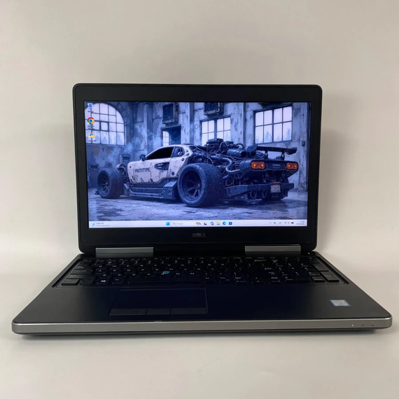 Мобильная рабочая станция Б-класс Dell Precision 7520 / 15.6" (1920x1080) IPS / Intel Core i7-7820HQ (4 (8) ядра по 2.9 - 3.9 GHz) / 16 GB DDR4 / 240 GB SSD / nVidia Quadro M1200, 4 GB GDDR5, 256-bit / HDMI б/у + Подарок Беспроводная мышь / USB | Зображення 1