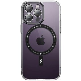 Чехол TPU+PC Colorful with MagSafe для Apple iPhone 12 Pro (6.1") Black
