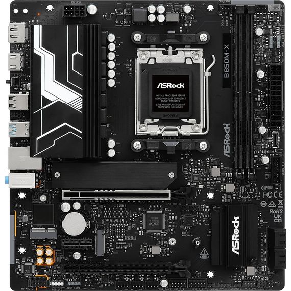 ASRock B850M-X R2.0 (AM5/B850, 2*DDR5, PCIex16, HDMI/DP, 4xSATA,2xM.2, 2.5GLan, mATX) | Зображення 5
