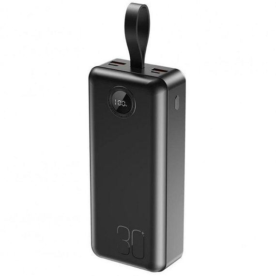Power Bank мощный Повербанк XO PR240 USB-C 20W/USB-A 22.5W Fully 30000mAh c быстрой зарядкой