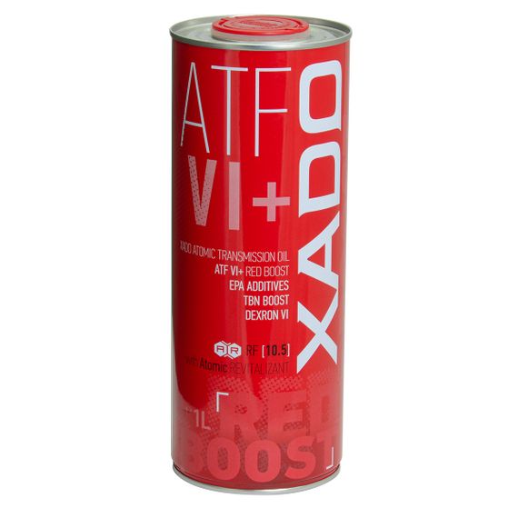 Трансмісійна олива XADO Atomic Oil ATF VI+ RED BOOST жерстяна банка 1 л