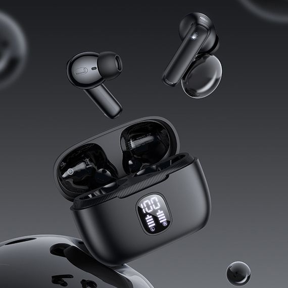 Бездротові TWS навушники BOROFONE FQ7 Treasure ANC+ENC Black | Зображення 2