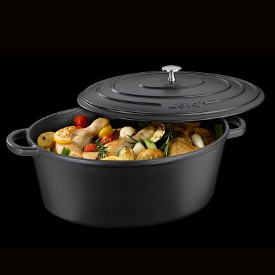 Гусятниця Kela Calido 9,3 л Black (12474) | Зображення 1