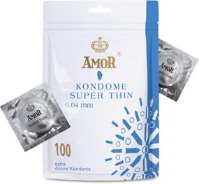 Презервативи - Amor Super Thin, 100 шт.