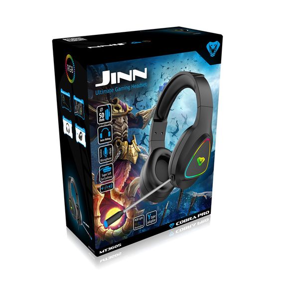 Ігрова гарнітура Media-Tech Cobra Pro Jinn RGB Black | Зображення 4