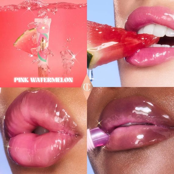Олійка-блиск для губ Charlotte Tilbury Unreal Lips Nectar oil - Pink Watermelon (14 ml) | Зображення 2