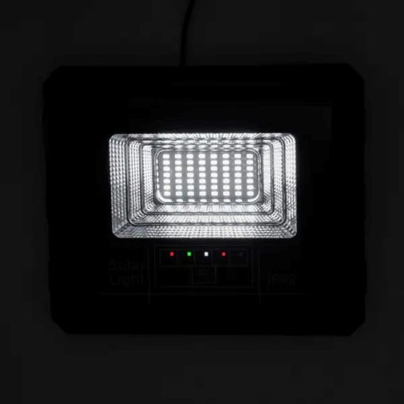 Вуличний LED ліхтар на сонячних батареях 200х55мм прожектор світлодіодний вуличний 60 LED 100 Вт із сонячною панеллю HP-5-73 | Зображення 2