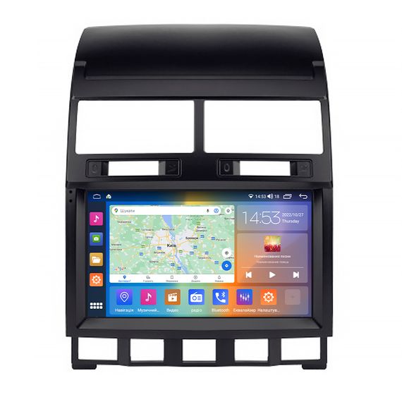Штатна магнітола Lesko для Volkswagen Touareg I 2002-2007 IPS 9" 4/64Gb CarPlay 4G Wi-Fi GPS Prime