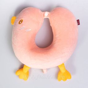 Подушка для шеи Duck U-образная розовая HP-56-4P