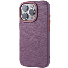 Чохол Syndee with MagSafe для Apple iPhone 16e (6.1") Black / Black Sunset Purple