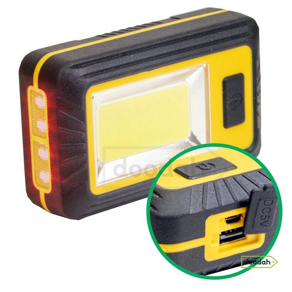 Ліхтар павербанк WasaFire FP1 – Powerbank USB 3600 мАг, 600 люмен, COB, 5 Вт, захист IPX5