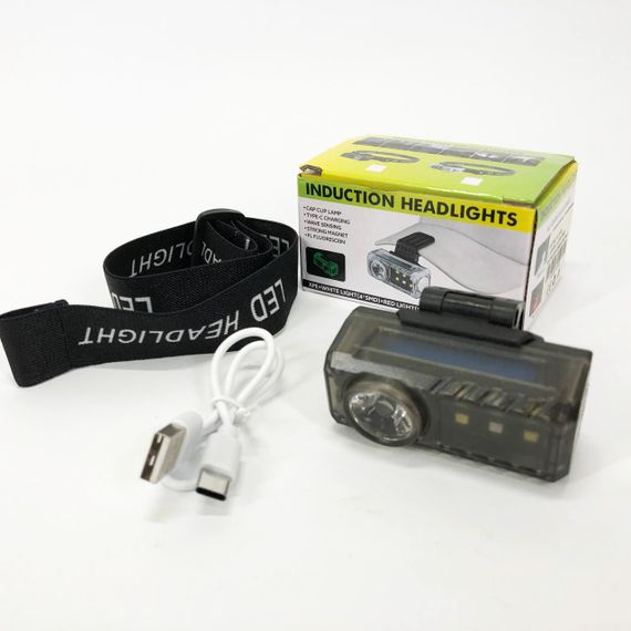 Светодиодный фонарь на лоб, Легкий налобный фонарь для рыбалки, Легкий фонарик на голову FE-22 | Зображення 3