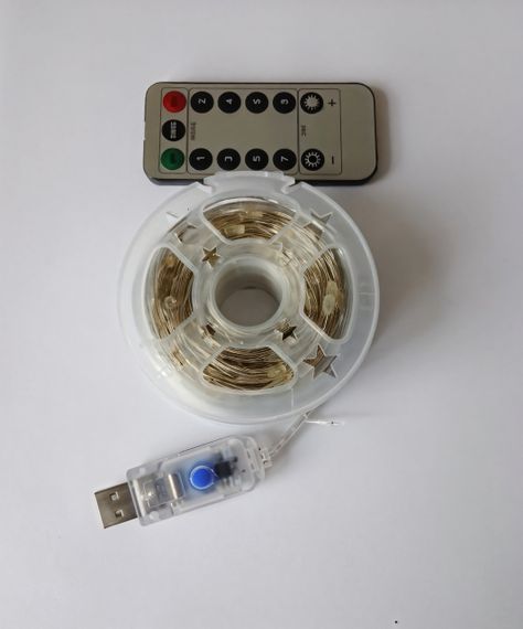 Гирлянда от USB "светодиодные капли" 50м, 500LED, мульти цвет, 8 режимов + пульт | Зображення 4