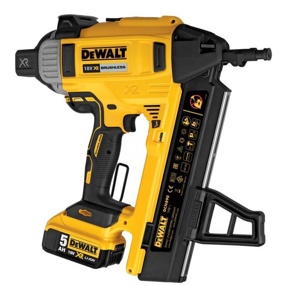 Пистолет гвоздезабивной аккумуляторный бесщёточный DeWALT DCN890P2 | Зображення 1