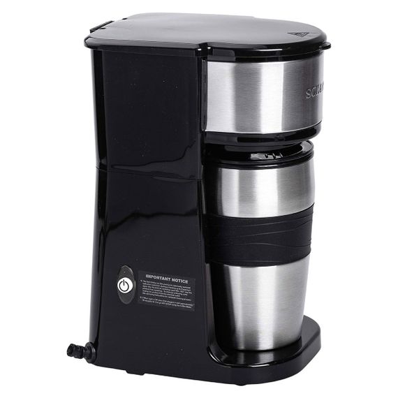 Кофеварка электрическая 420 (мл) для дома и офиса Sokany | Зображення 6