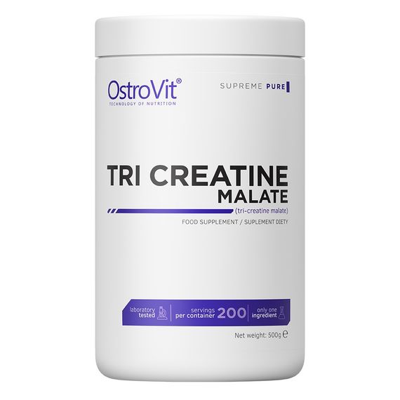 Креатин комплекс OstroVit TRI Creatine Malate 500 g /200 servings/ Pure