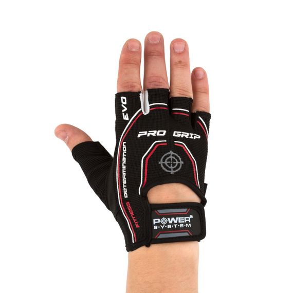 Рукавички для фітнесу Power System PS-2250E Pro Grip EVO Black XS | Зображення 1