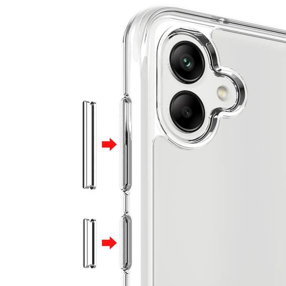 Чохол TPU Space Case transparent для Samsung Galaxy A06 | Зображення 4
