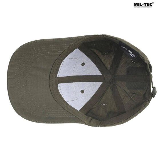 Бейсболка тактична MIL-TEC Tactical Baseball Cap Оливкова | Зображення 8