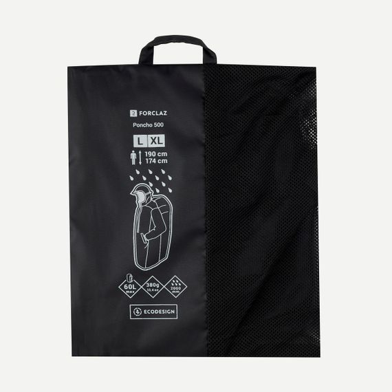 Дощовик-пончо для походів MT500 60 л чорний - L/XL | Зображення 3