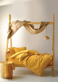 Детское постельное белье Limasso Stonewashed Ranforse Baby 100х150 см Lemonade
