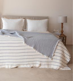 Муслінове покривало Moss Exclusive Muslin 230 х 250 см. Gri