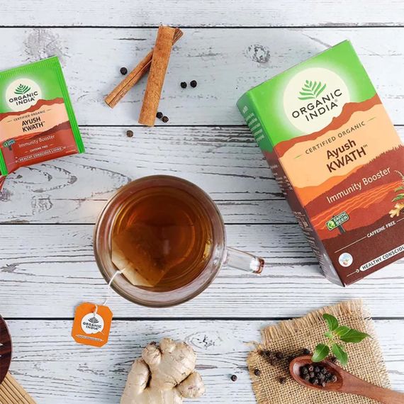 Трав’яний чай Аюш Кват  25 пакетиків Organic India 801541519286 | Зображення 2