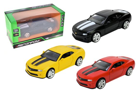 Машина металева "АВТОПРОМ" 10011 5" 2013 Chevrolet Camaro SS, відкриваються двері, в кор. 16,5*7*8 см