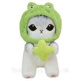 Детская мягкая игрушка "Mofusand Сat" E1002(Green) размер 45см