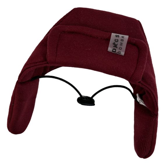 Шапка трехнитка марсала S-55