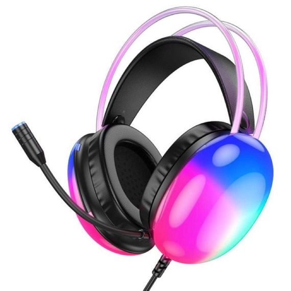 Навушники HOCO W109 Plus Rich USB7.1 channel gaming headphones Black | Зображення 1