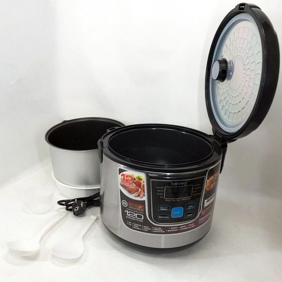 Мультиварка 5 л, Електронні мультиварки рисоварки, Потужна побутова мультиварка для дому VJ-37 | Зображення 7