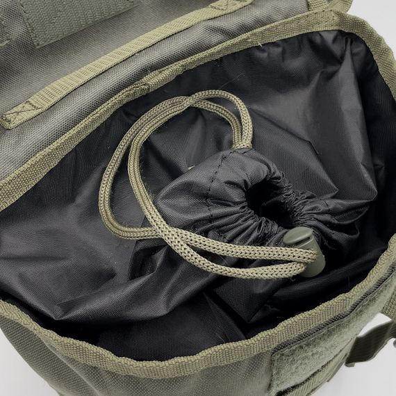 Підсумок універсальний тактичний Олива 5л з molle (сухарка, адміністраторський, багатоцільовий) | Зображення 9