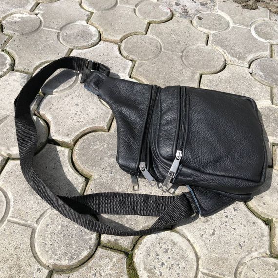 Сумка через плече Месенджер / Сумка тактична наплічна / Чоловіча сумка Месенджер шкіра / Сумка XA-482 для міста | Зображення 3