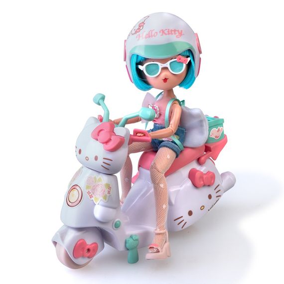 Дитяча лялька "Красуня Пінк на скутері" 4SF Manga Dolls HKTF3000 серії "Hello Kitty" | Зображення 1