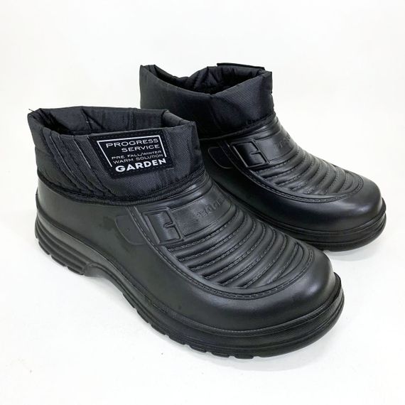 Калоші чоловічі чорні утеплені 43р 27см, Доступне чоловіче взуття, Туфлі чоловічі спецвзуття