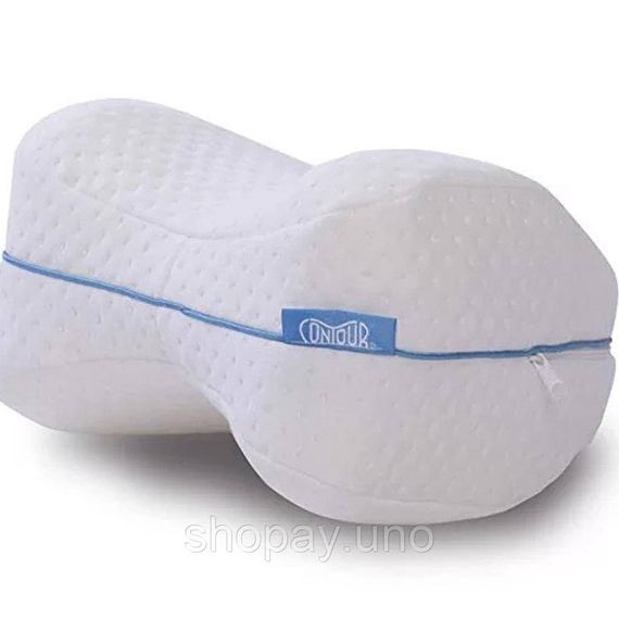 Ортопедична подушка для ніг Contour Leg Pillow гіпоалергенна подушка з пам'яттю | Зображення 4