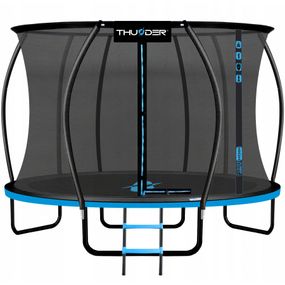 Батут із внутрішньою сіткою THUNDER Inside Ultra 12FT 374 см Black/Blue