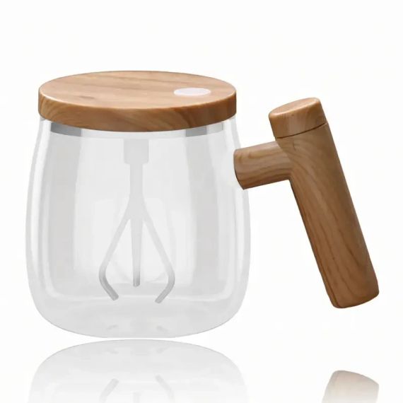 Портативная электрическая чашка для смешивания Coffee stirring cup 400 мл | Зображення 2