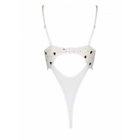 Эротическое боди с рисунком LOVELIA BODY white S/M - Passion | Зображення 5