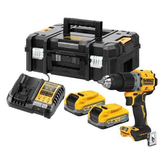 Дрель-шуруповёрт аккумуляторная бесщёточная ударная 90 Нм DeWALT DCD805S2T