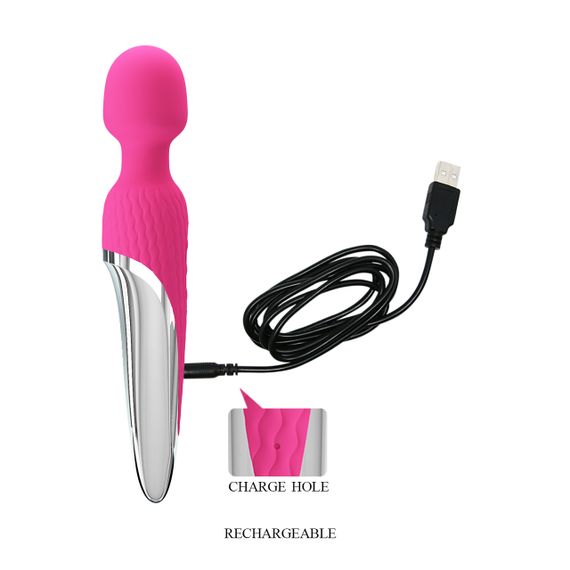 Вібромасажер - Pretty Love Antony Heat Massager Pink Sex Aura | Зображення 8